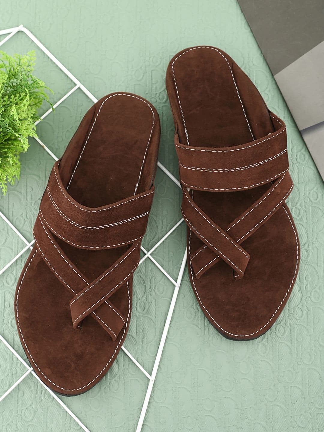 Apratim Men One Toe Flats - view 1