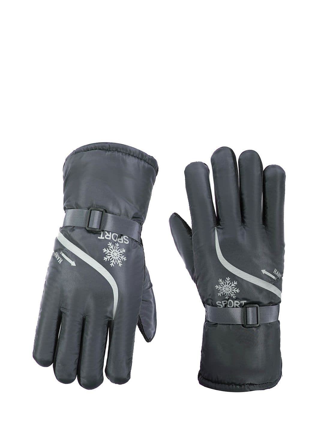 Alexvyan Men Protective Snow & Wind Proof Thermal Riding Winter Warm & Soft Gloves - view 1
