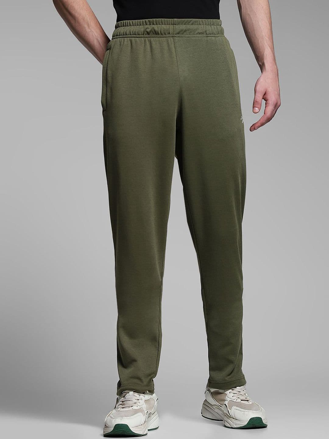 Jack & Jones Men Regular Fit Mid-Rise Track Pants - view 1