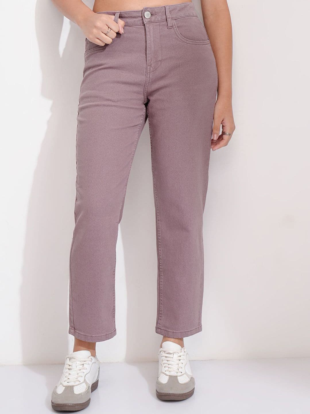 Tokyo Talkies Women Cotton Slim Fit High-Rise Stretchable Jeans - view 1
