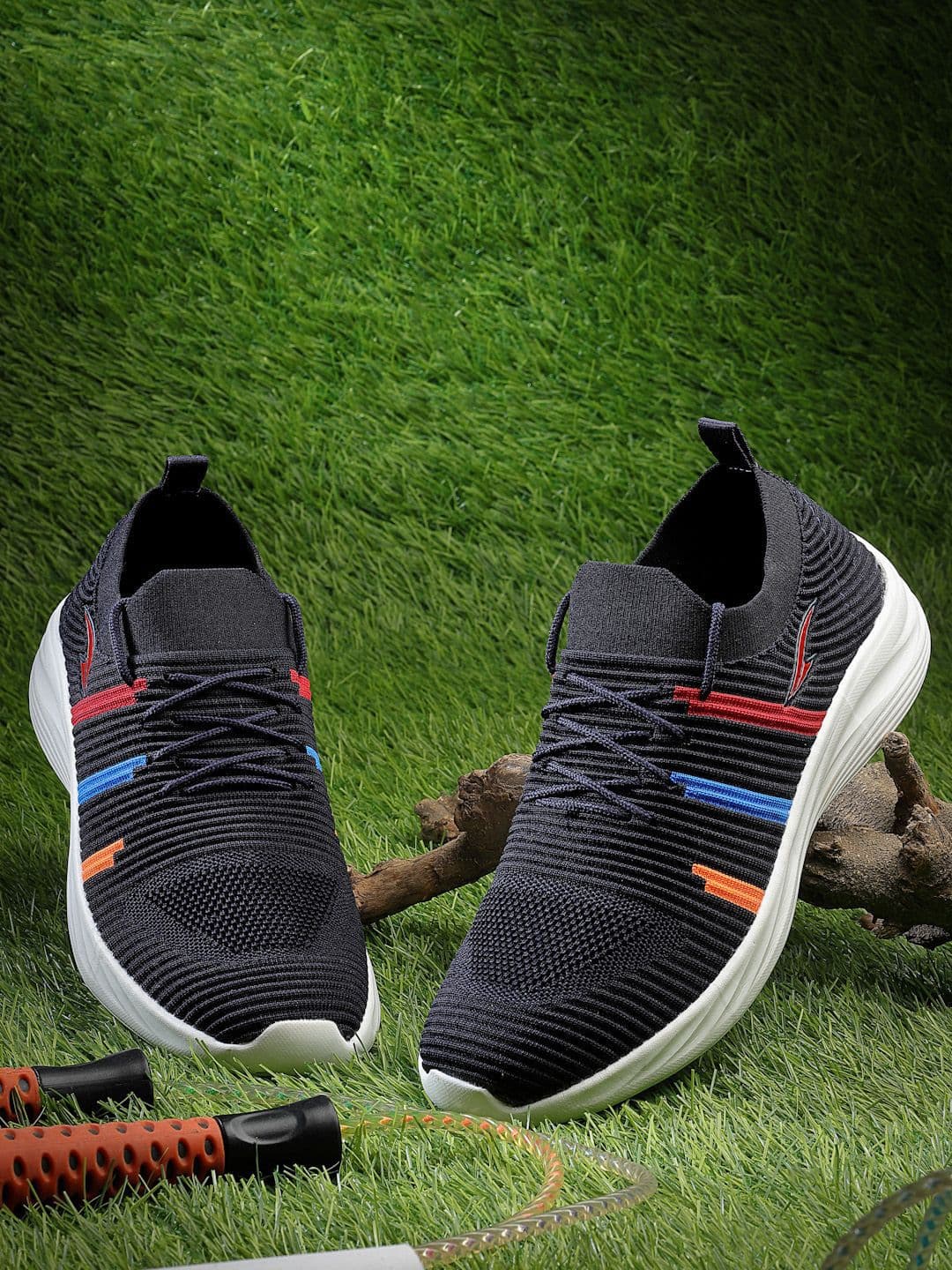 ASIAN Men Mesh Lace-Ups Running Non-Marking Shoes - view 1