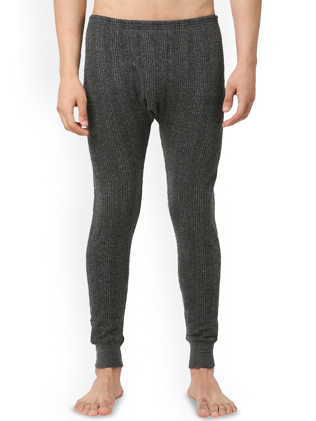 VIP Men Striped Moisture Wicking Cotton Thermal Bottoms - view 1