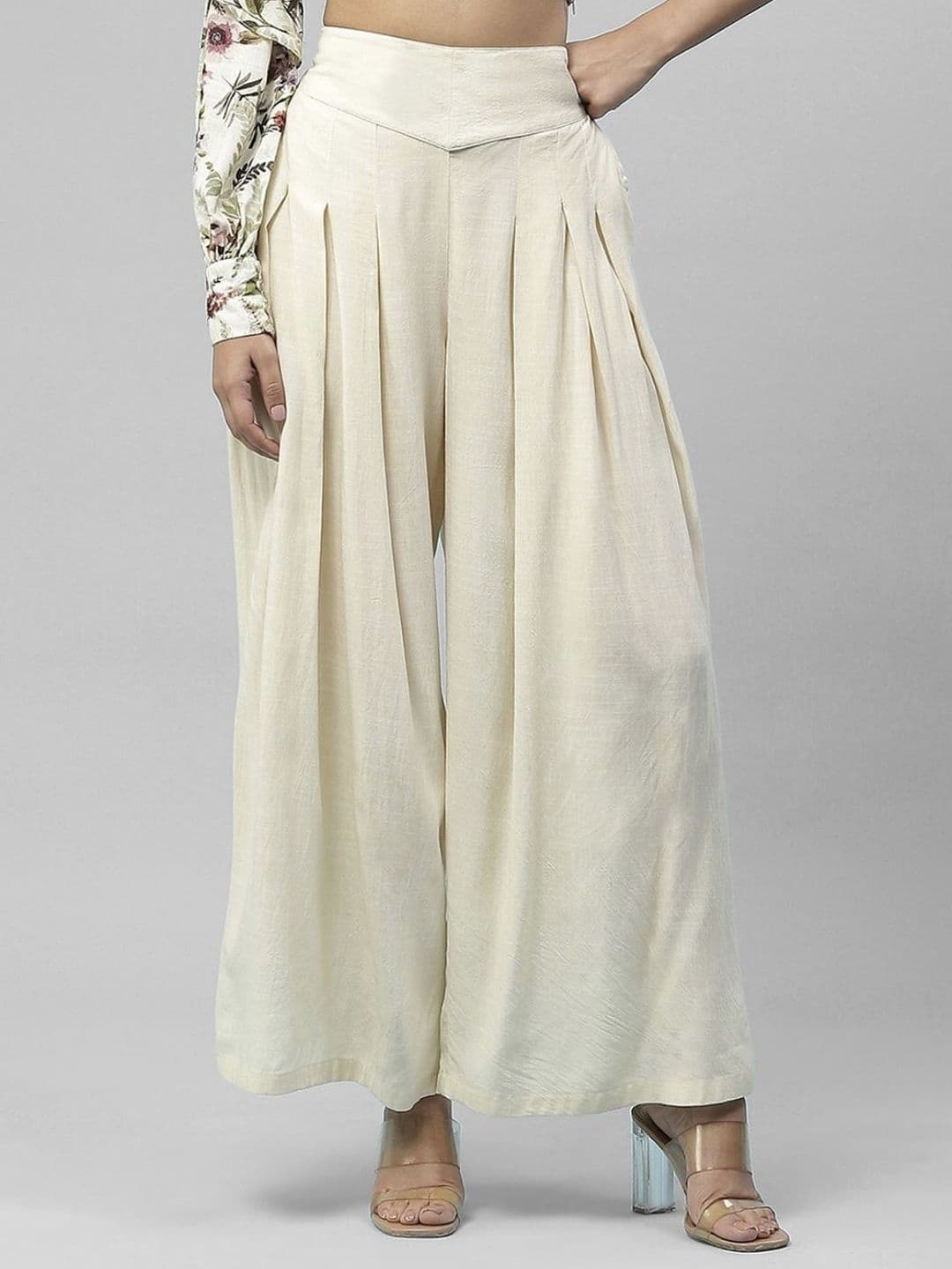 BCZ Style Women Flared Ethnic Palazzos - view 1