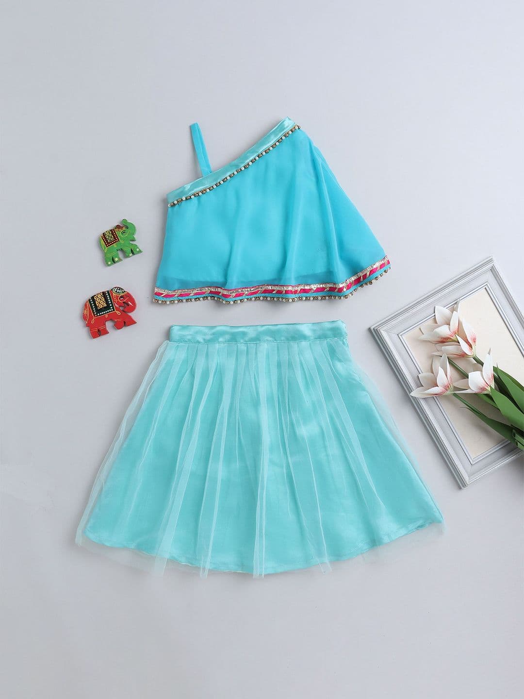 MANY FROCKS & Girls Embellished Ready to Wear Lehenga - view 1