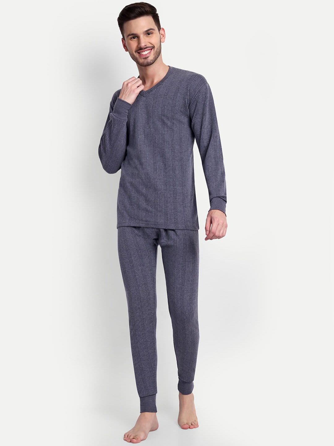 ZEFFIT Striped Cotton Thermal Set - view 1