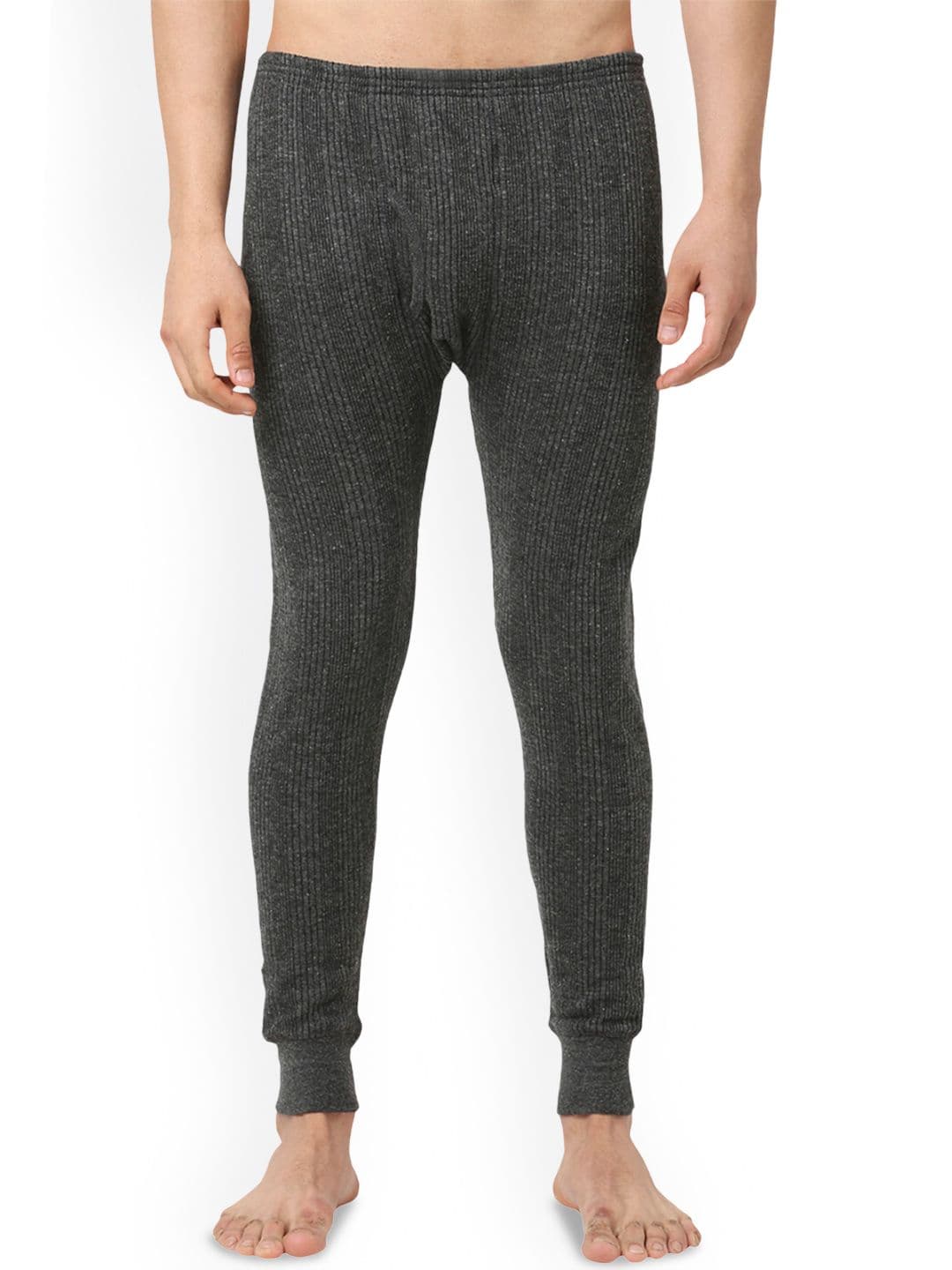 VIP Men Striped Moisture Wicking Cotton Thermal Bottoms - view 1