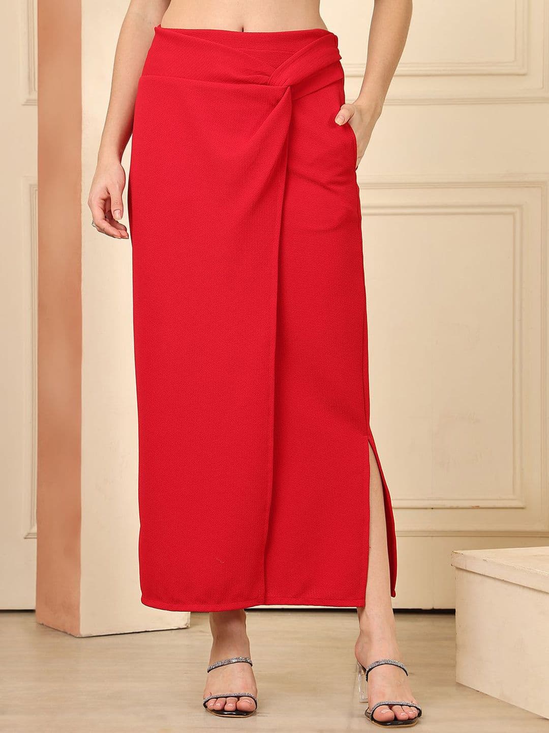 NEUDIS Straight Midi Slit Skirt - view 1