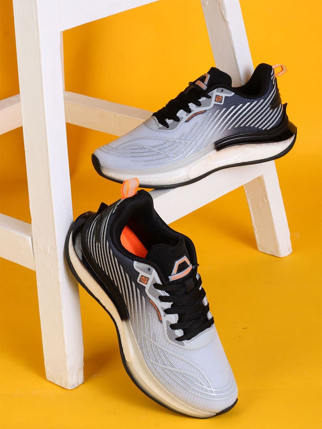 Columbus Men Mesh Running Non-Marking Lace-Ups Shoes - view 1