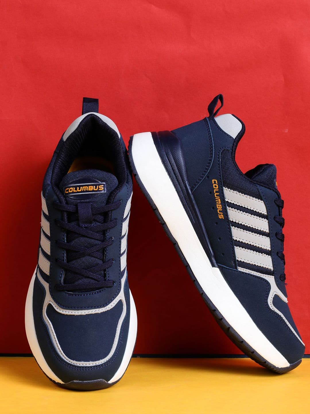 Columbus Men Mesh Running Non-Marking Shoes - view 1