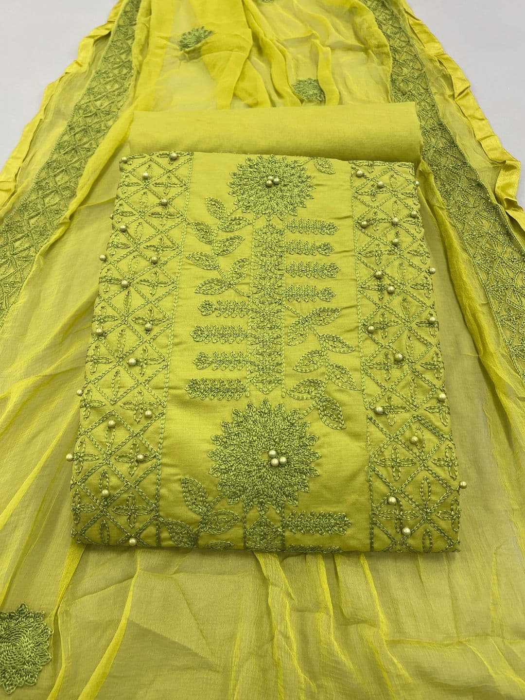 Suha Unstitched Dress Material - view 1