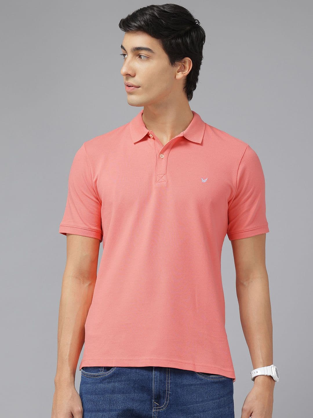 Blackberrys Men Polo Collar Slim Fit T-shirt - view 1
