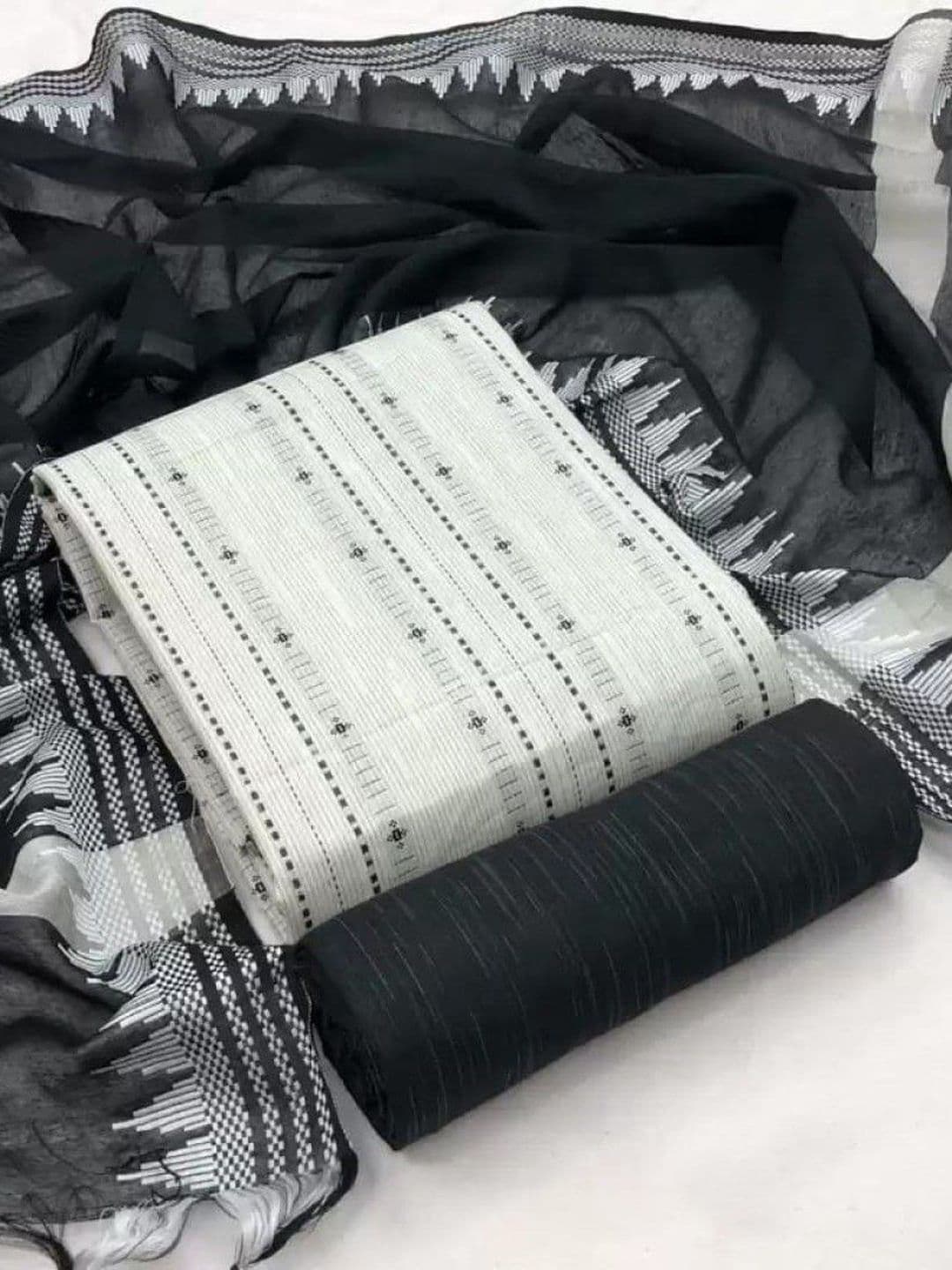 Suha Unstitched Dress Material - view 1