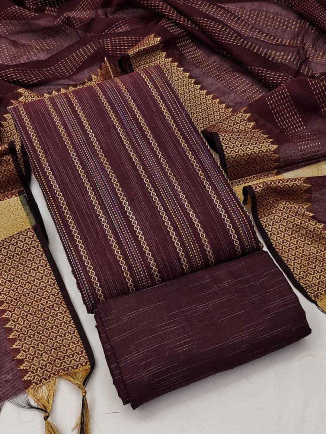Suha Unstitched Dress Material - view 1
