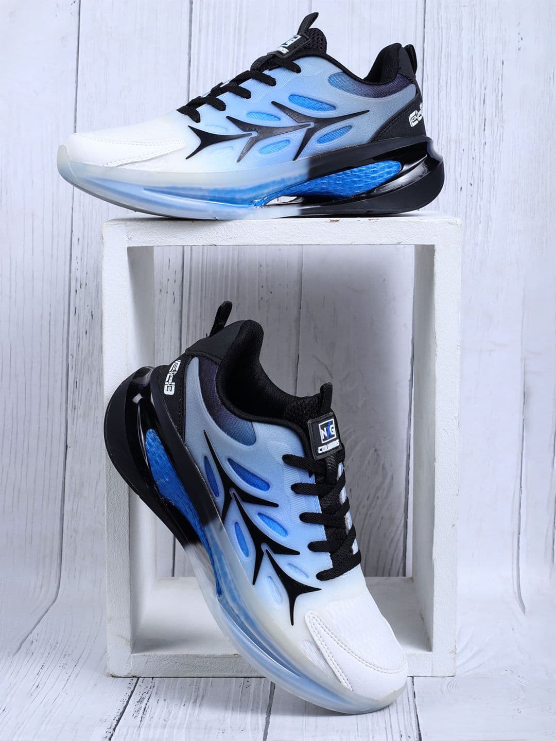 Columbus Men Mesh Running Non-Marking Sports Shoes - view 1