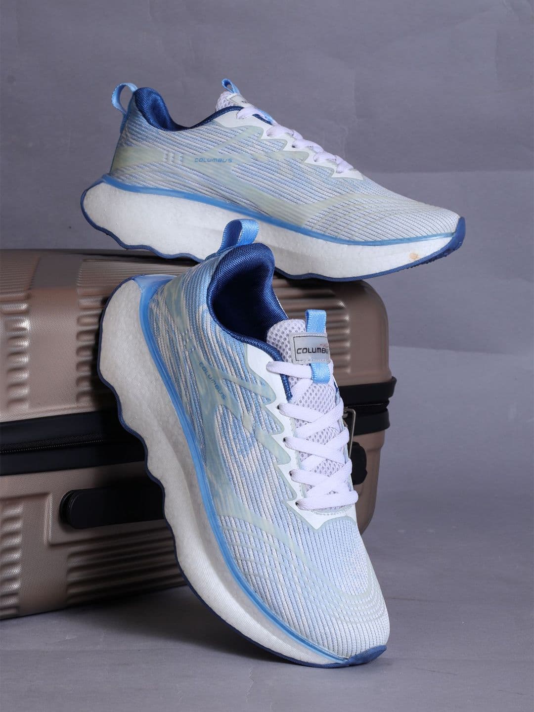 Columbus Men Viper Mesh Running Non-Marking Shoes - view 1