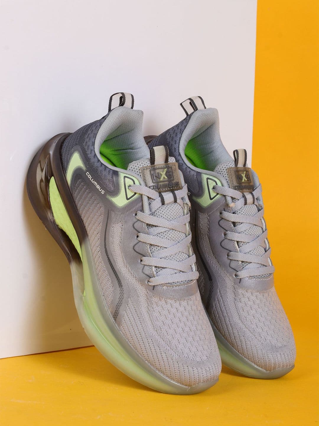 Columbus Men Mesh Running Non-Marking Sports Shoes - view 1