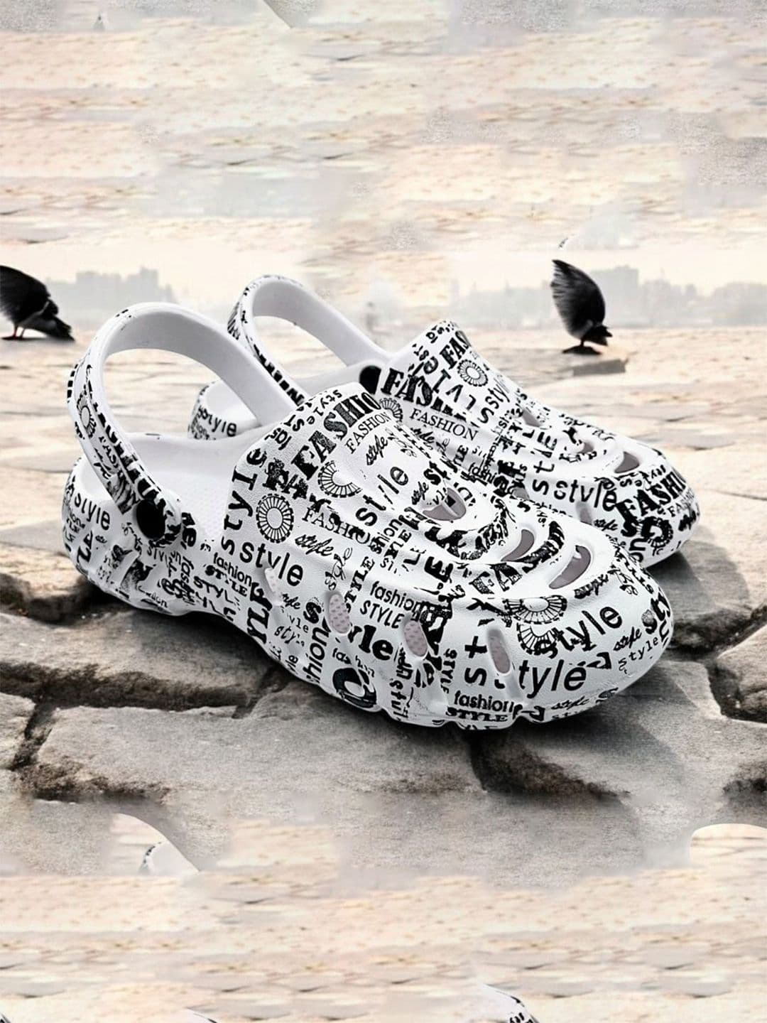 KAPYANSH Men Printed Rubber Clogs - view 1