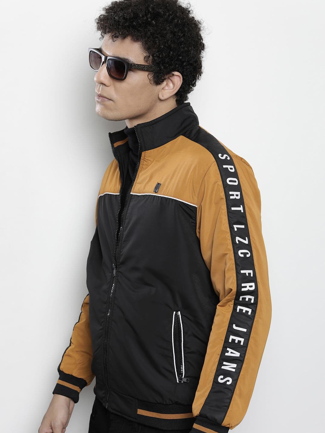 The Indian Garage Co Men Black Bomber Jacket - view 1