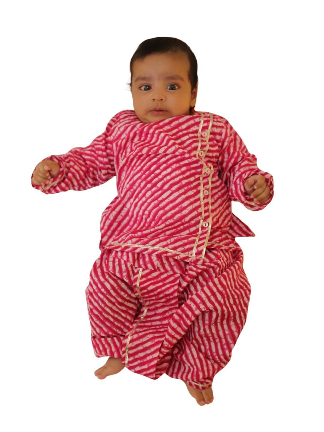 BownBee Boys Printed Top with Dhoti Pants