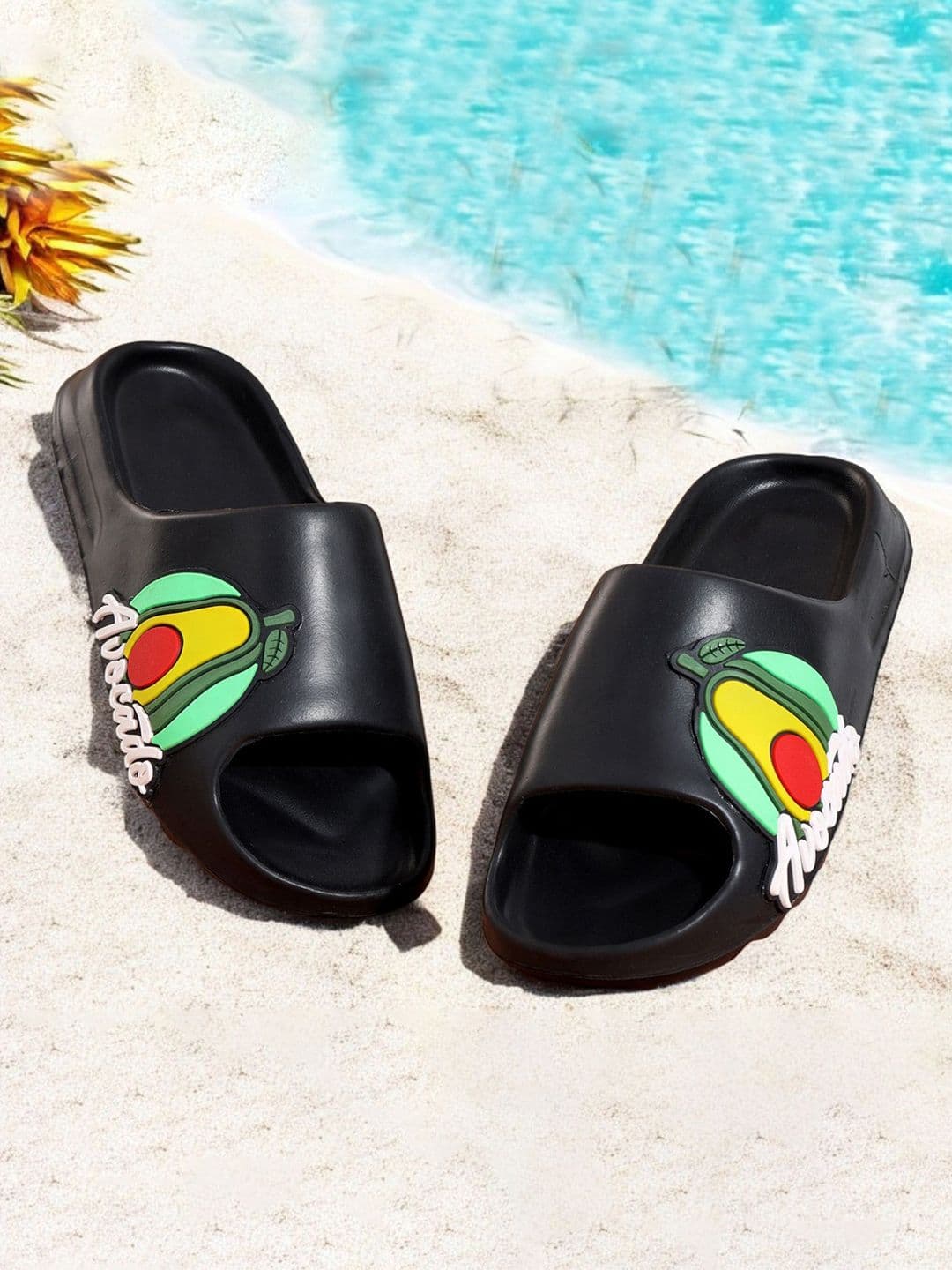 KAPYANSH Men Printed Rubber Sliders - view 1