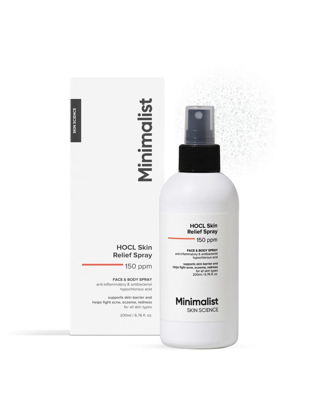 Minimalist HOCl Skin Relief Spray 150ppm - 200 ml - view 1