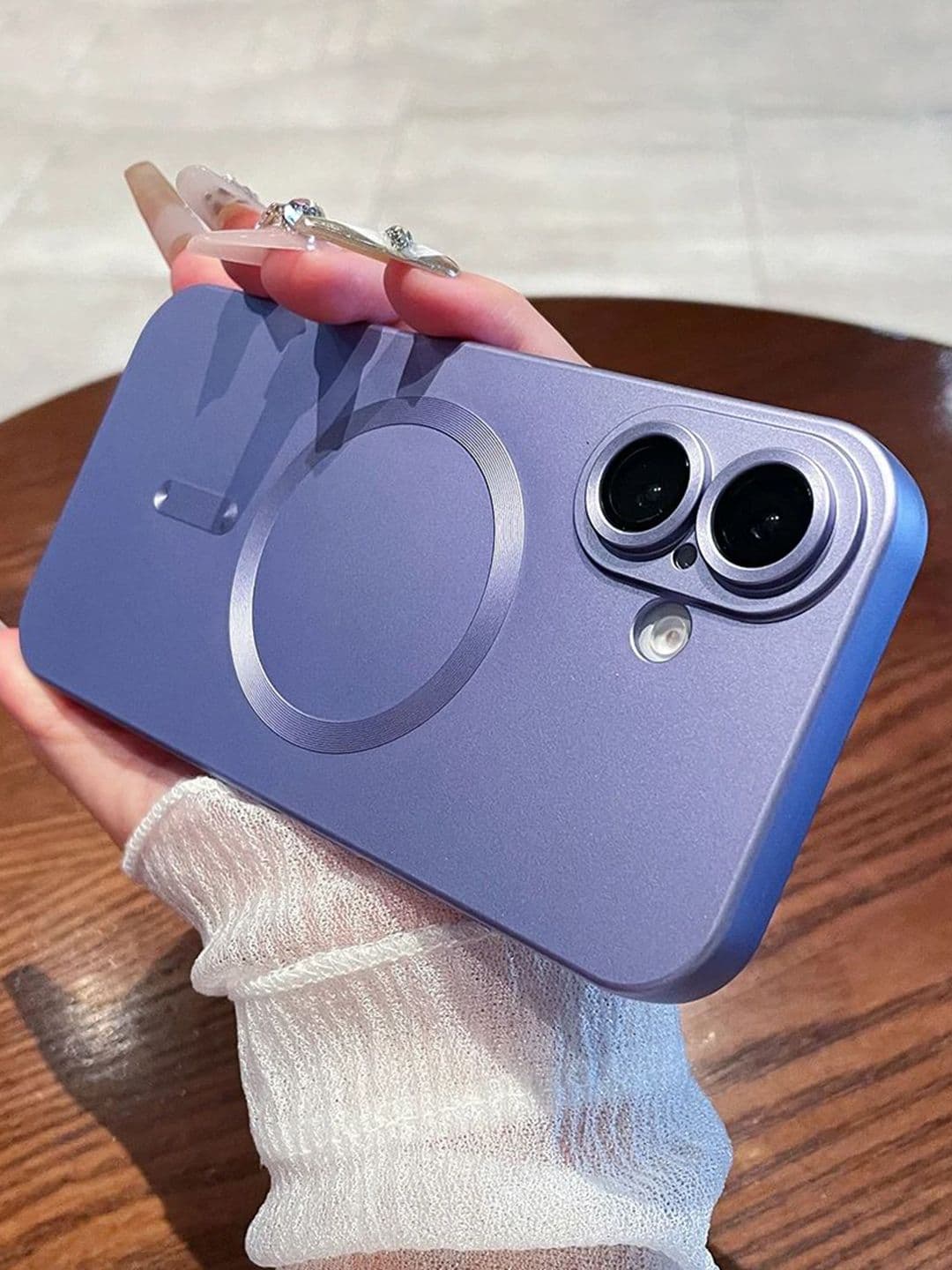 Luxury Kase Solid Printed iPhone 16 Back Case Mobile Accessories