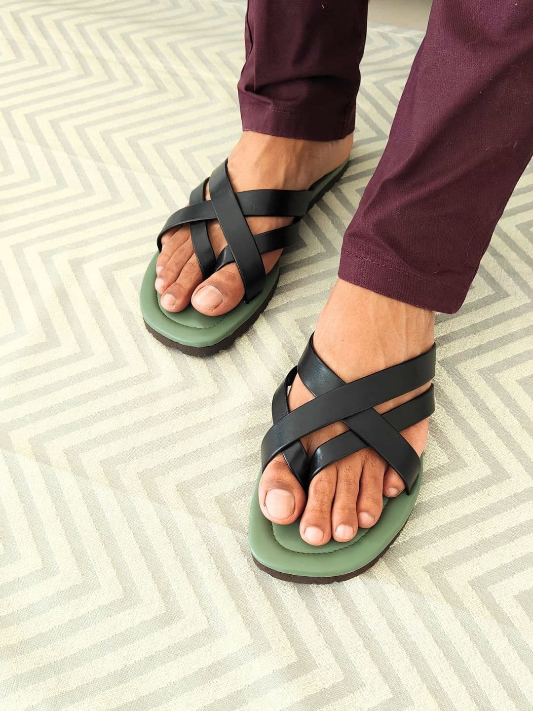 THE MADRAS TRUNK Men Slip-On Comfort Sandals - view 1