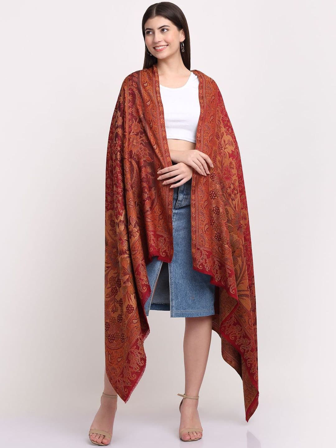 KRAFT INDIA Women Floral Printed Shawl - view 1