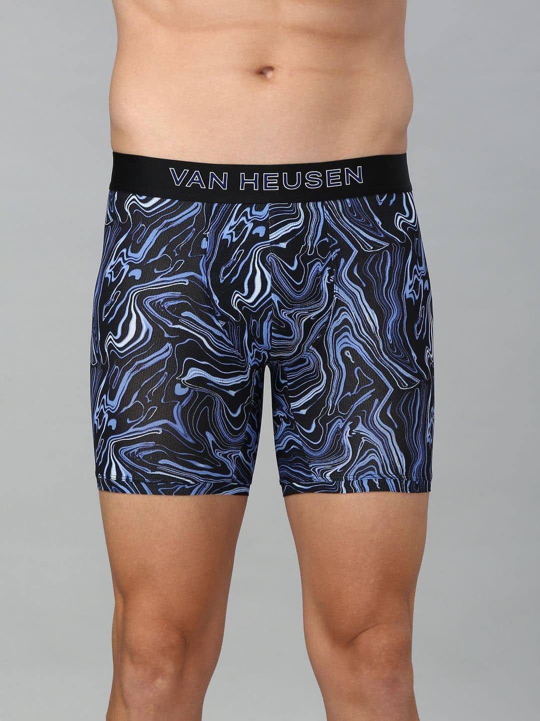 Van Heusen Innerwear Men Allover Print Swift Dry Flexi Stretch AIR Series Active Boxer Brief - view 1