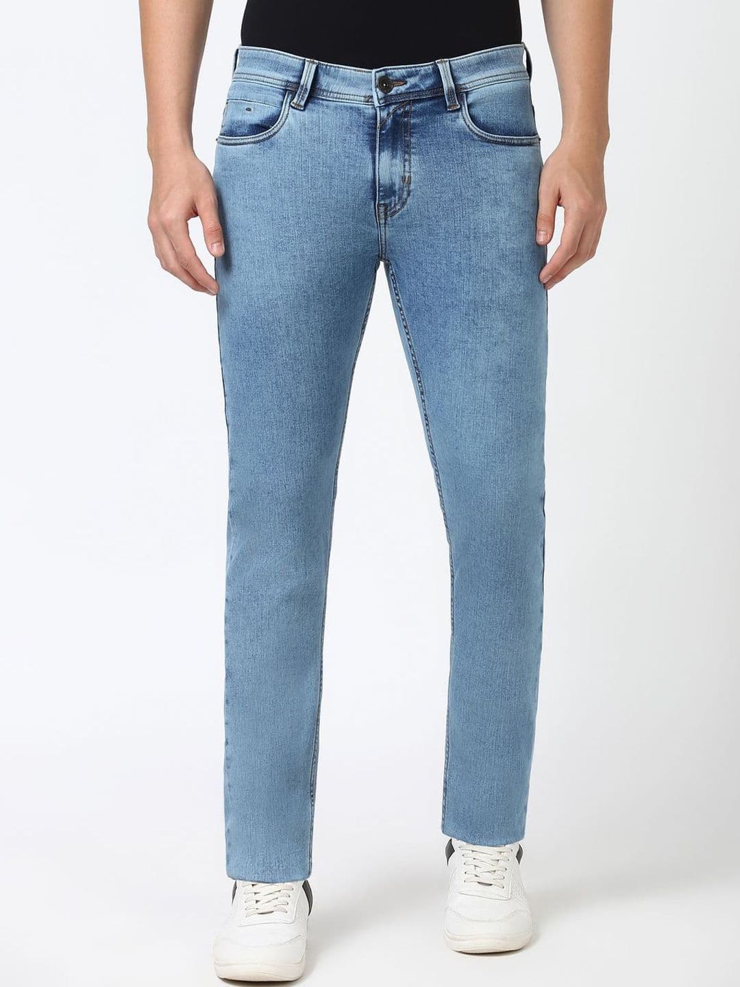 Peter England Casuals Men Slim Fit Mid-Rise Stretchable Jeans - view 1