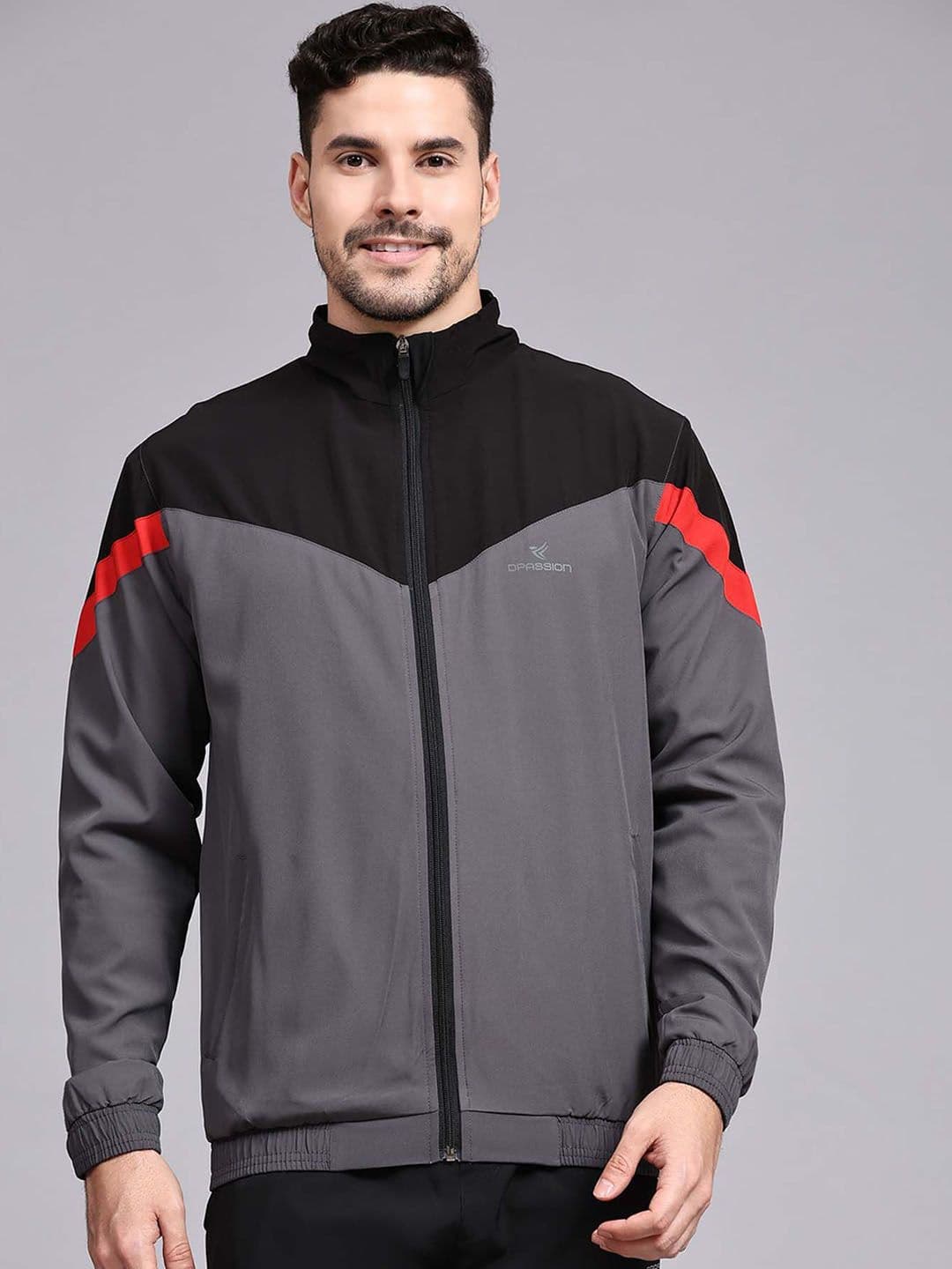 Dpassion Men Colourblocked Lightweight Outdoor Sporty Jacket - view 1