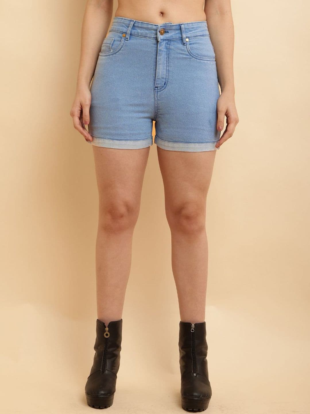 PUELLA Women High-Rise Regular Fit Shorts - view 1