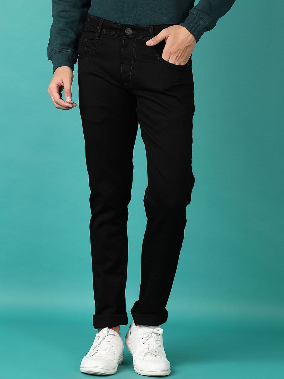 V-Mart Men Light Fade Mid-Rise Stretchable Jeans - view 1