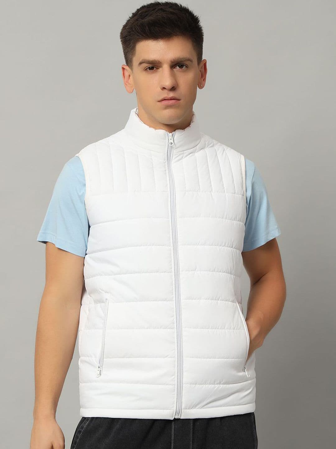 AR-FIT Men Solid Lightweight Padded Jacket - view 1