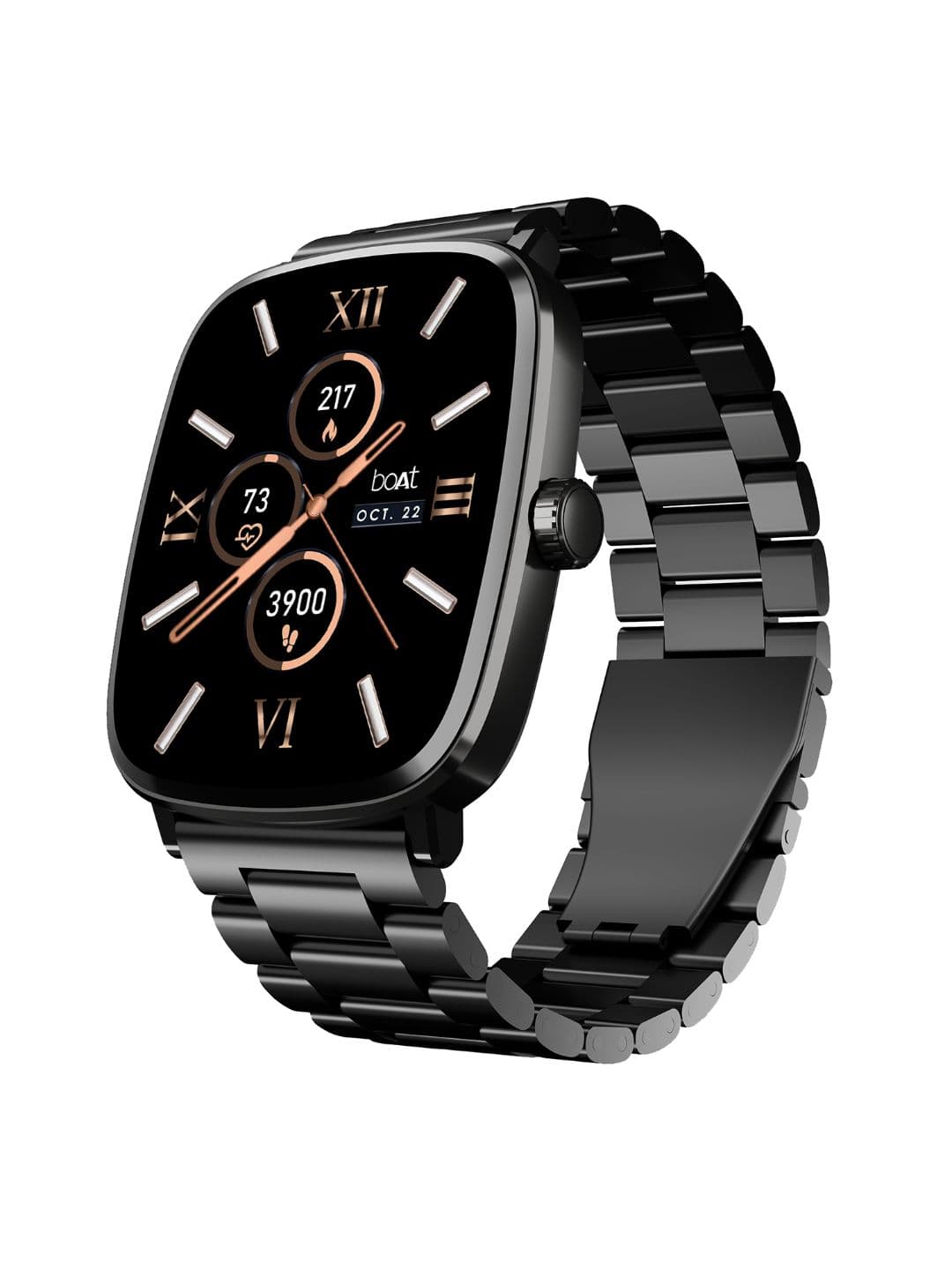 boAt Ultima Regal Smartwatch With 2.01\" AMOLED Display 1000 NITS Brightness Premium Metal Body