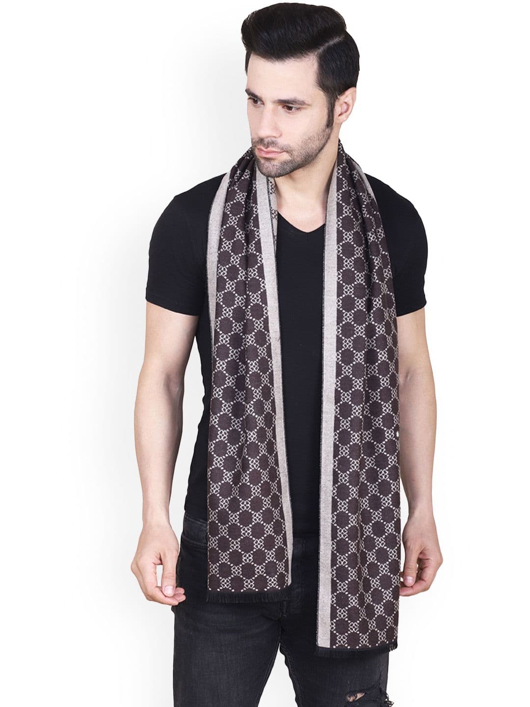 Cazzano Men Checked Merino Woolen Mufflers - view 1