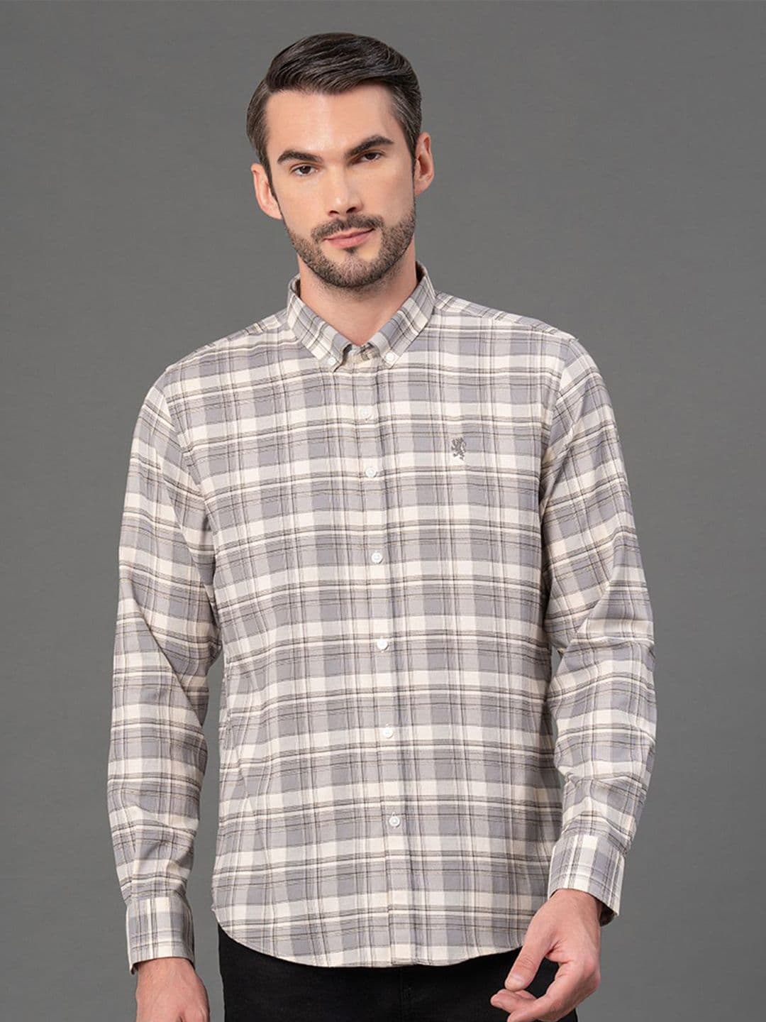 Red Tape Men Tartan Checked Casual Shirt - view 1