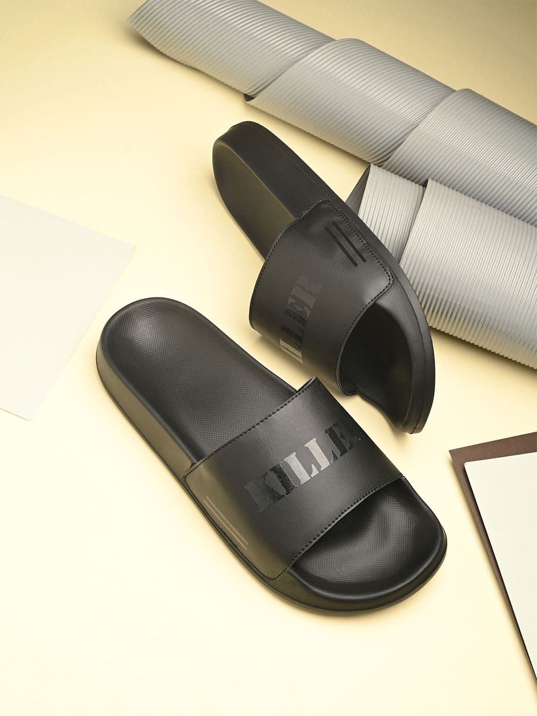 Killer Men Printed Sliders - view 1