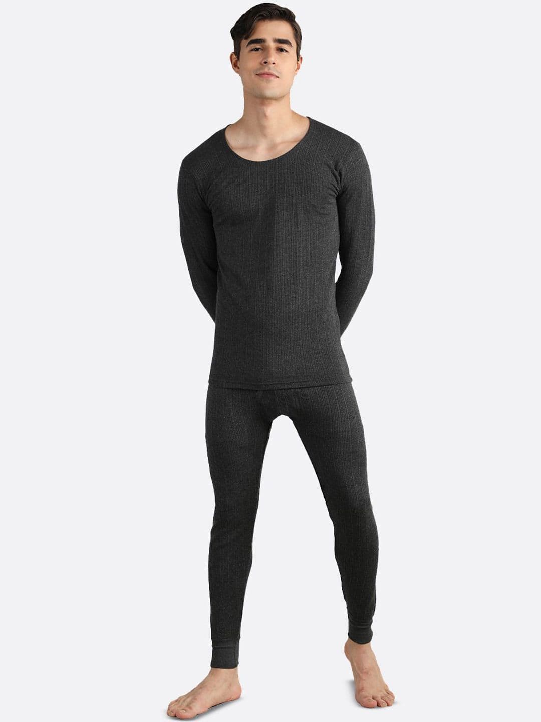 NEVA Men Striped Thermal Set - view 1