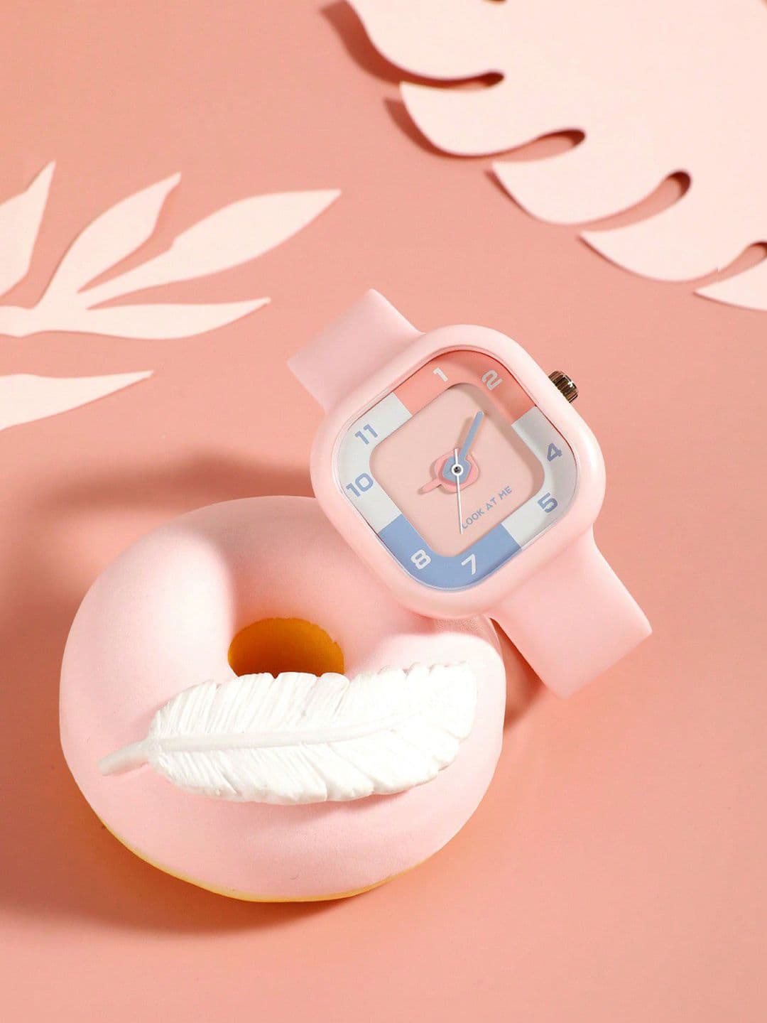 Shocknshop Unisex Kids Dial & Straps Analogue Watch 329 Pink - view 1