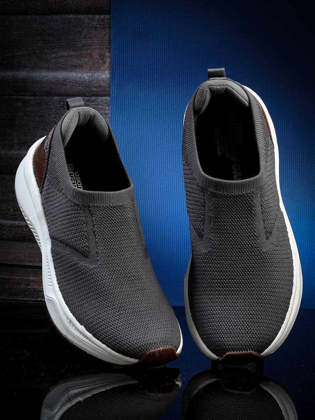 ASIAN Men Mesh Walking Slip-On Non-Marking Shoes - view 1