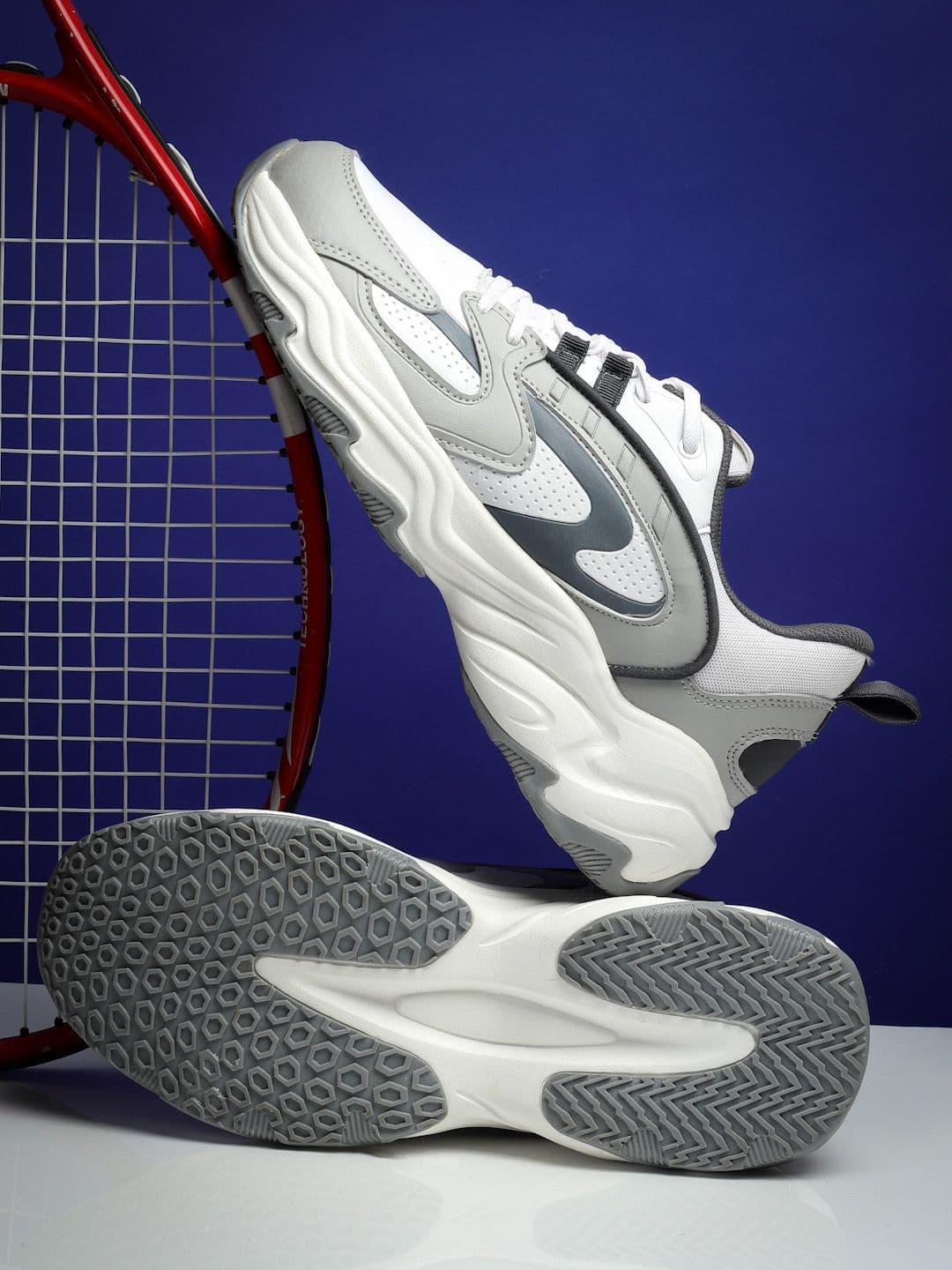 ASIAN Men Mesh Running Non-Marking Sports Shoe - view 1