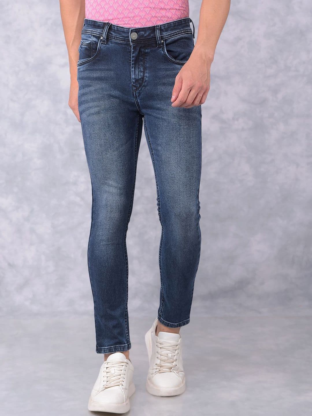 Crimsoune Club Men Skinny Fit Heavy Fade Stretchable Jeans - view 1