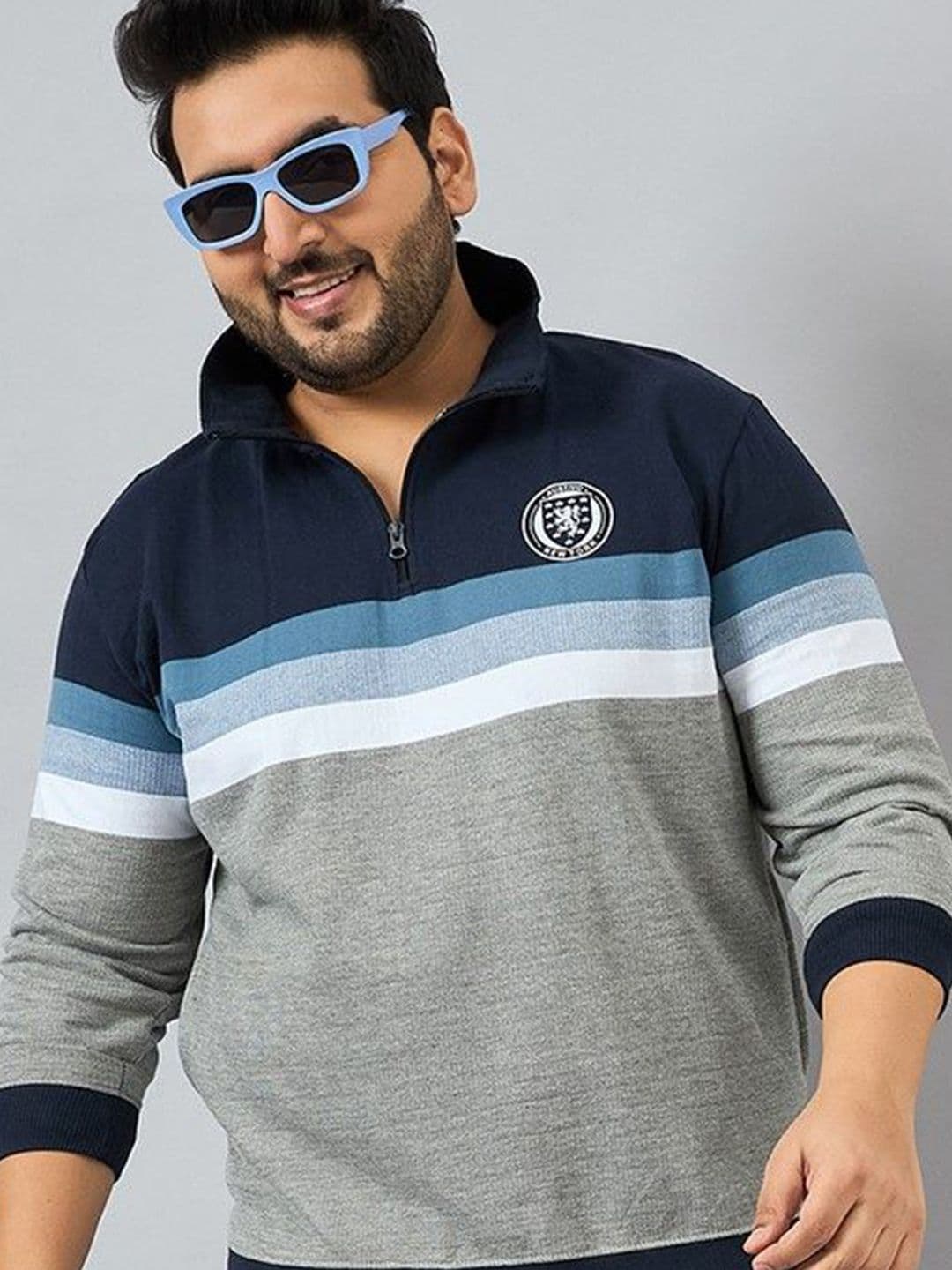 AUSTIVO Men Striped Long Sleeves Casual Sweatshirt - view 1