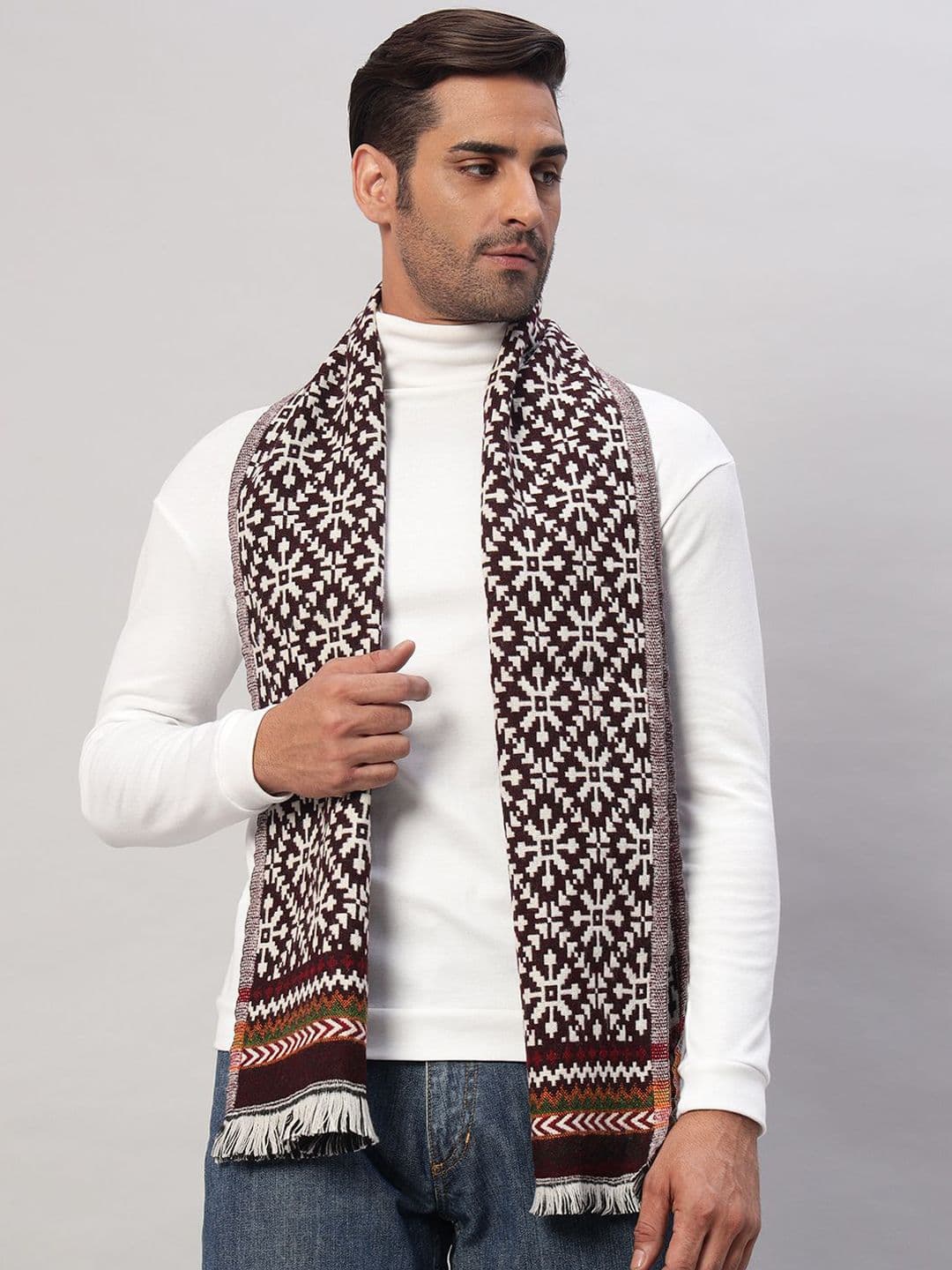 HANDICRAFT PALACE Men Merino Wool Mufflers - view 1