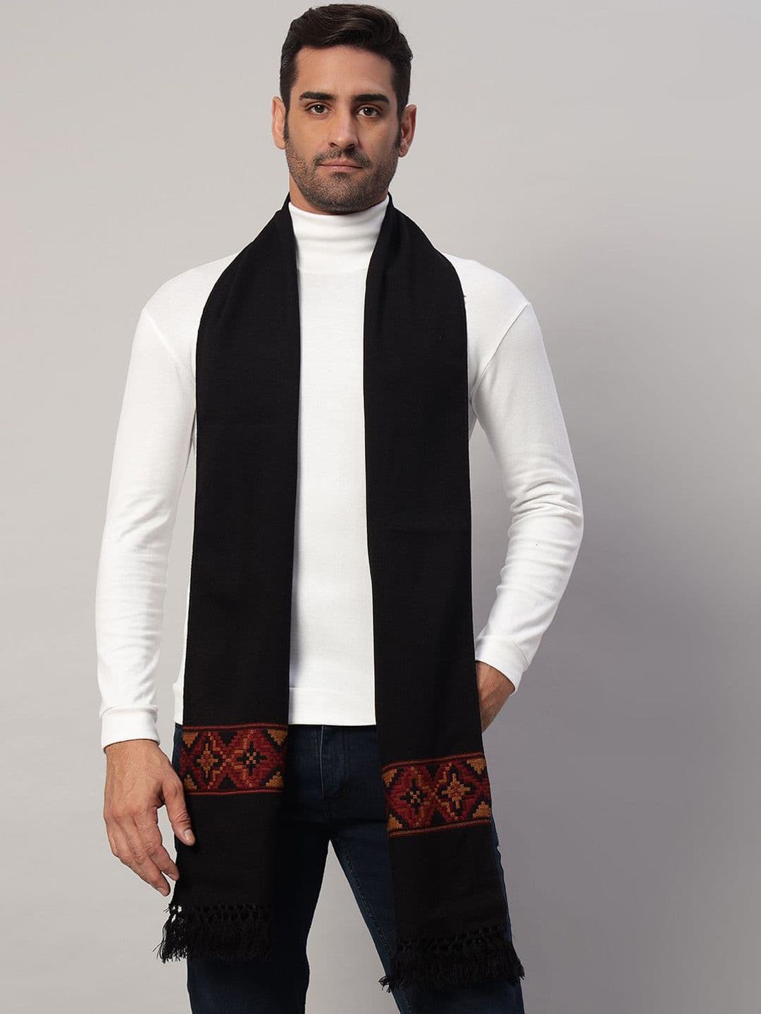 HANDICRAFT PALACE Men Merino Wool Mufflers - view 1