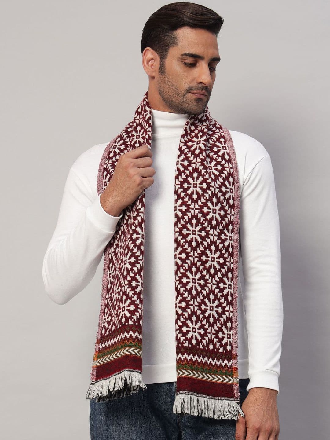 HANDICRAFT PALACE Men Merino Wool Mufflers - view 1
