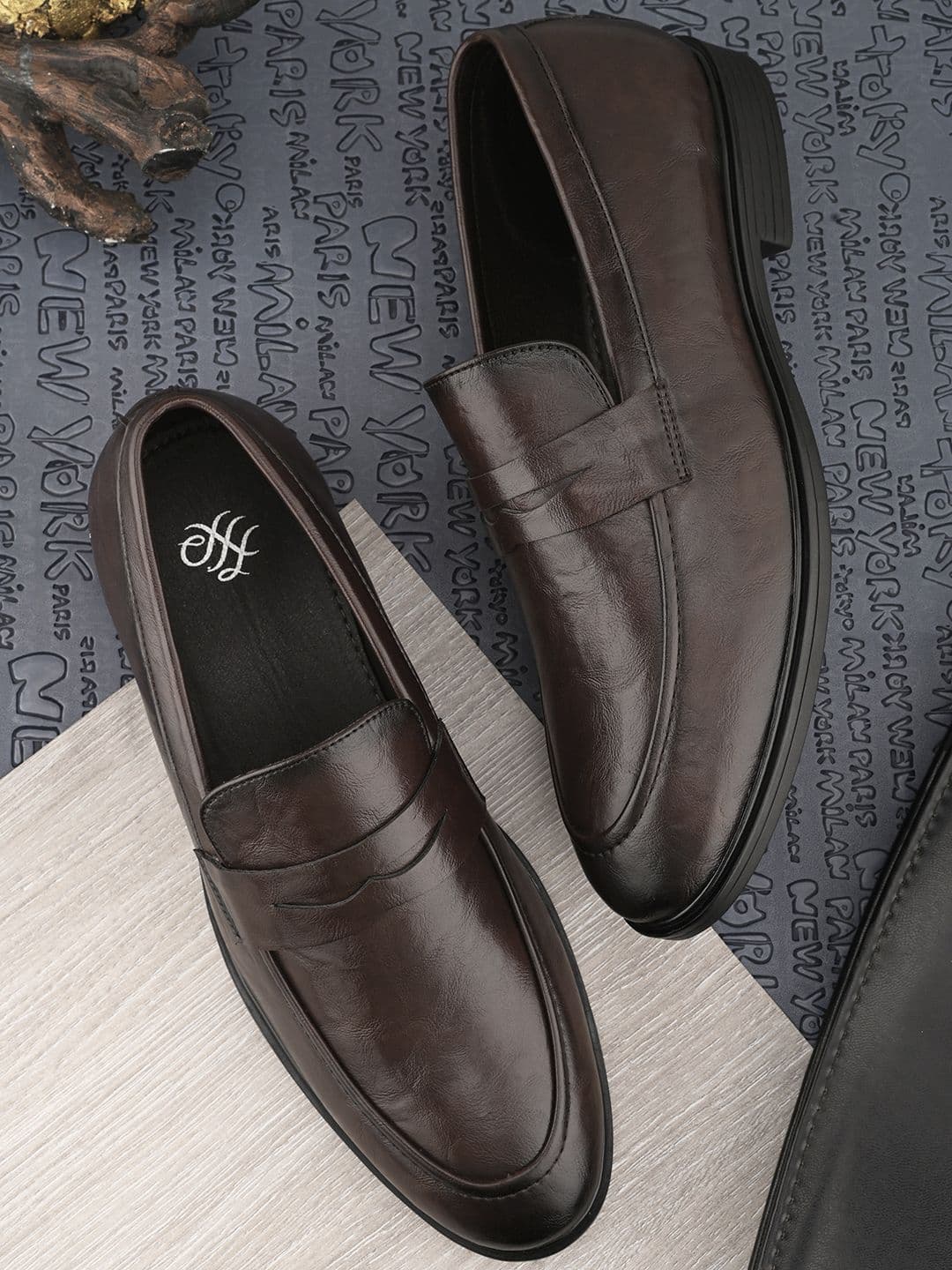 House of Pataudi Men Formal Slip On Loafers - view 1