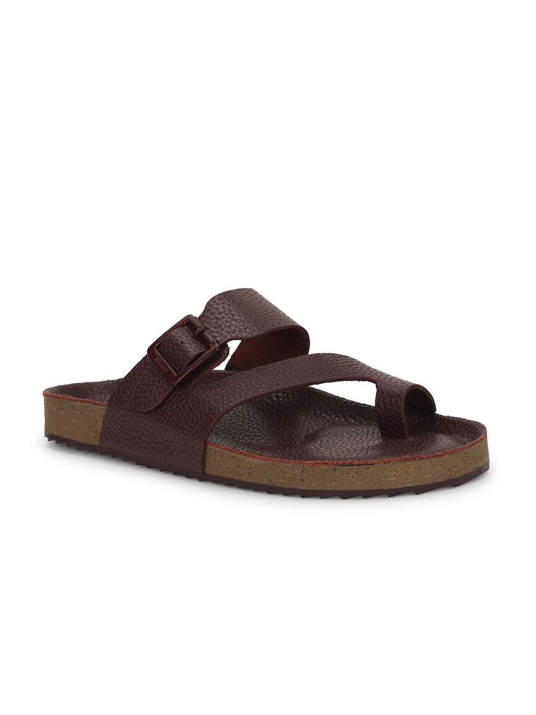 Bata Men Maroon Synthetic Casual Thong Flip-Flops - view 1