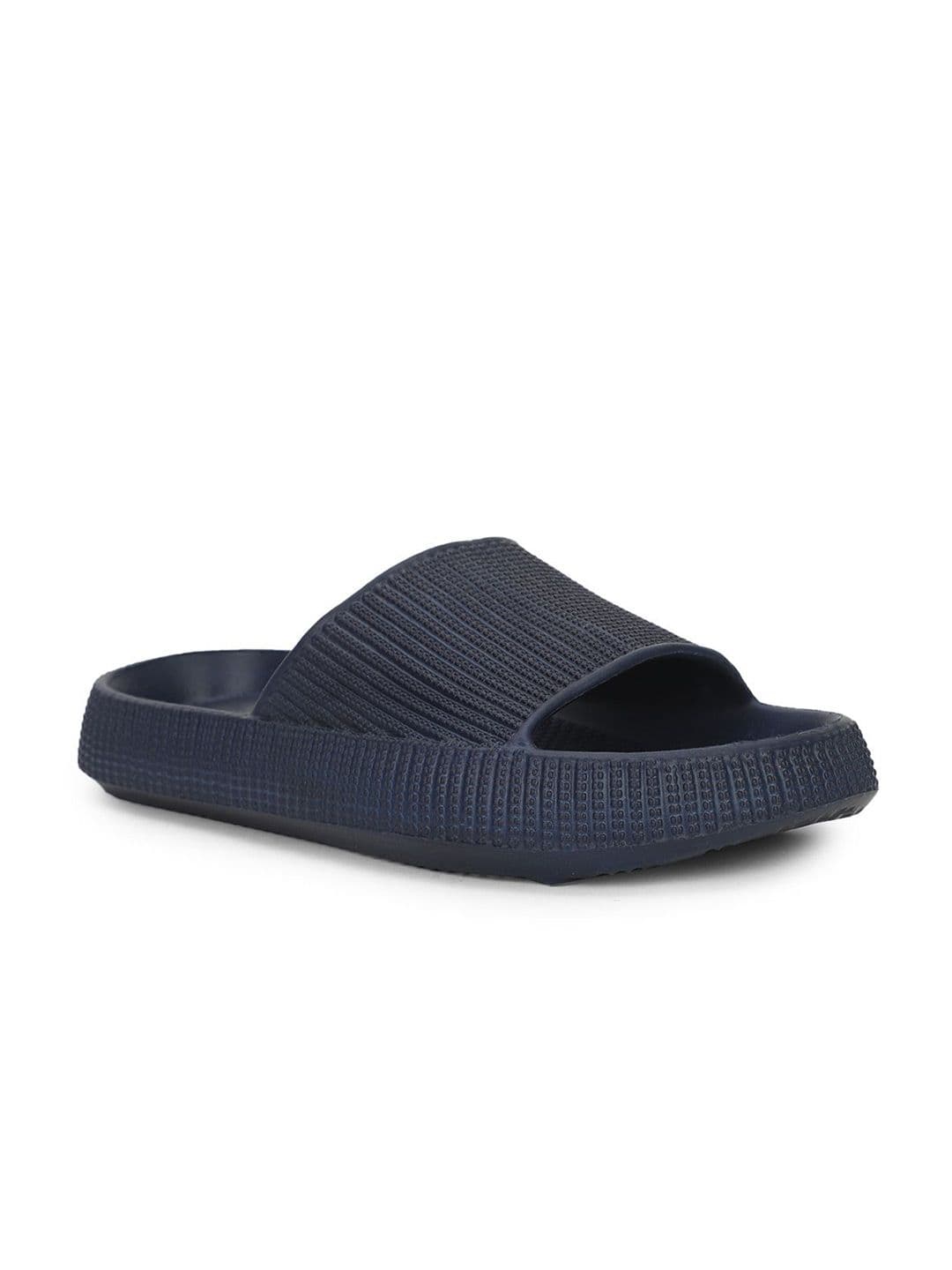 Bata Men Synthetic Self Design Slip-On Sliders - view 1